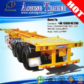 Hot sale skeletal truck 3 axles 40ft Container chassis semi trailer for port logistics
